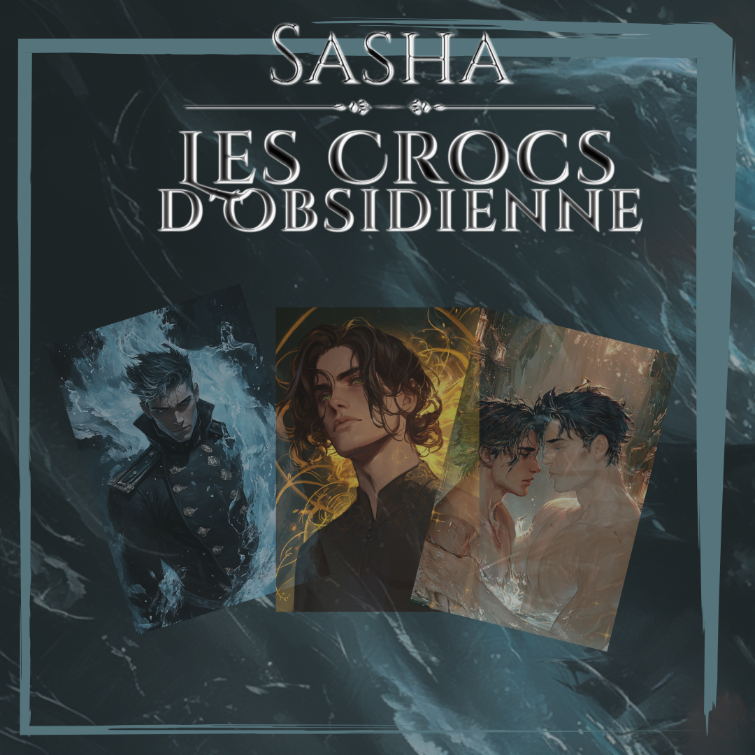 Sasha - Les Crocs d'Obsidienne : Lot de 3 Overlays