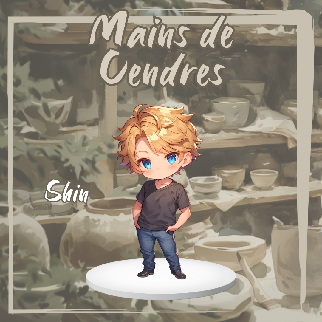 Mains de Cendres "Le chibi" - Petit Standee
