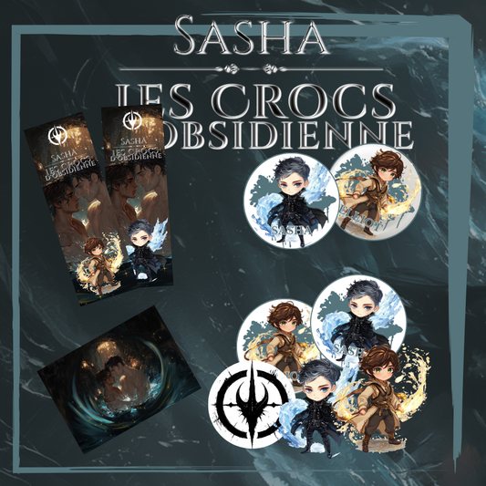 Sasha - Les Crocs d'Obsidienne: Lot 'Petits Goodies'