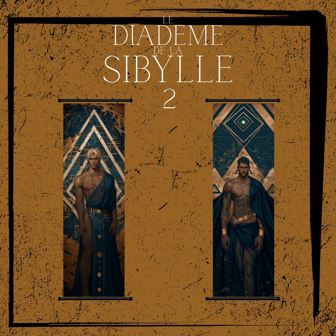 Le Diadème de la Sibylle T2: l'affiiche en tissu