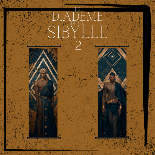 Le Diadème de la Sibylle T2: l'affiiche en tissu