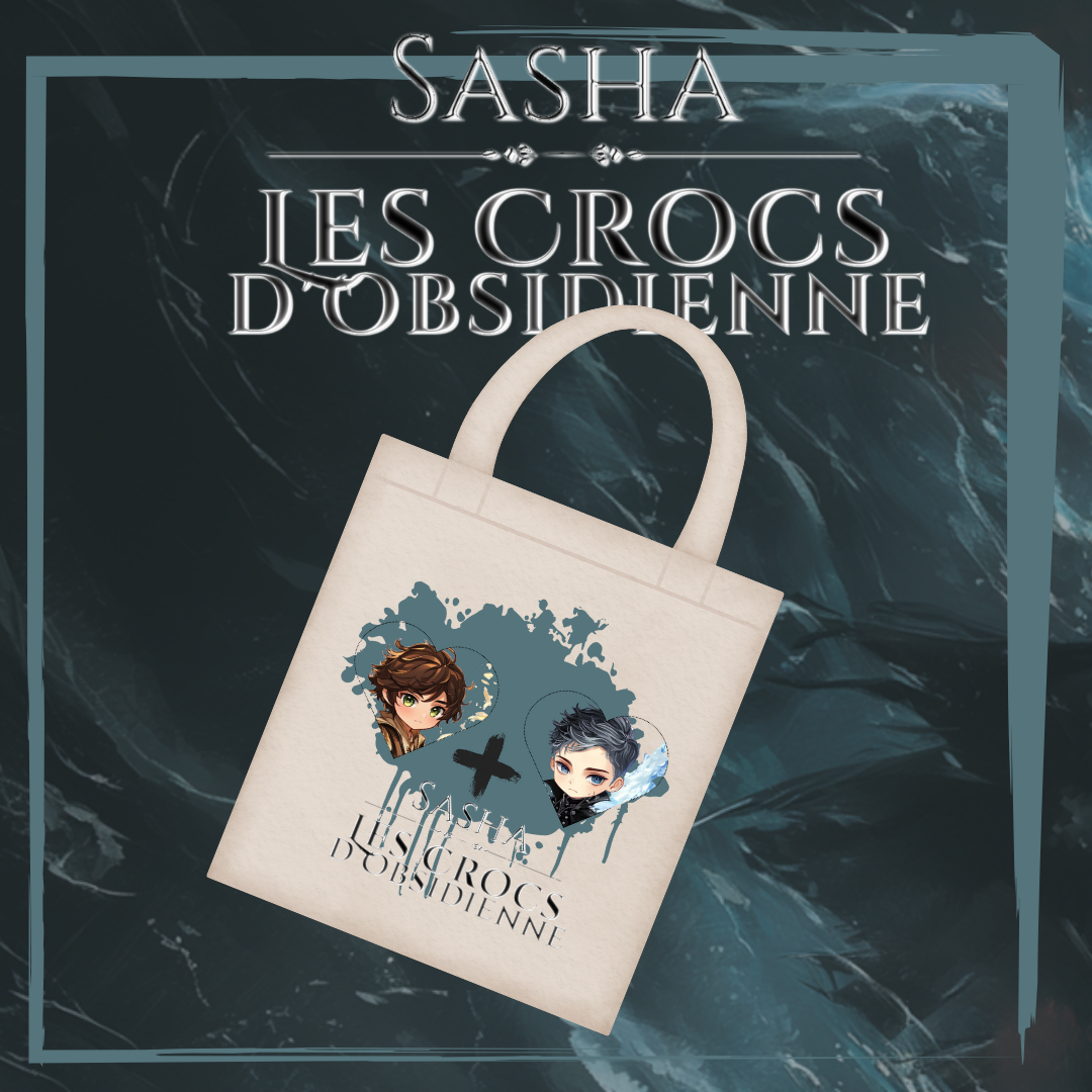 Sasha - Les Crocs d'Obsidienne: le Totebag Chibi