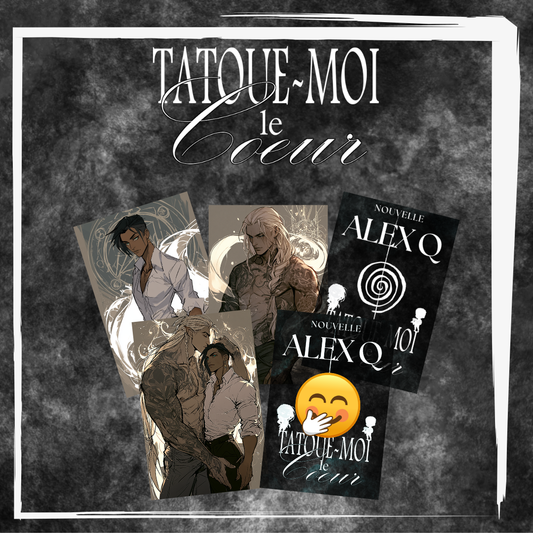 Tatoue-moi le Coeur – Lot de 5 cartes illustrées