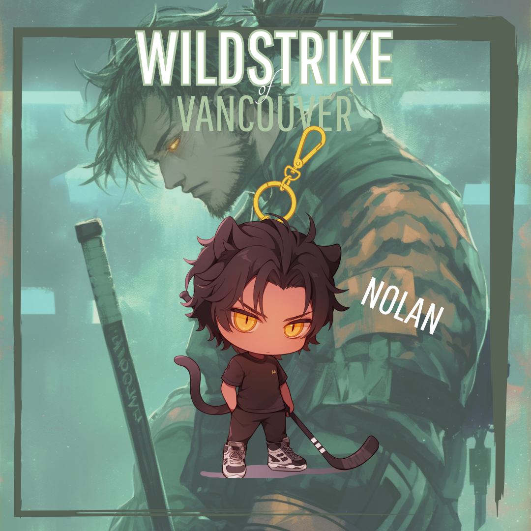 Wildstrike of Vancouver – Porte-Clés Chibi (Nolan & Cole)