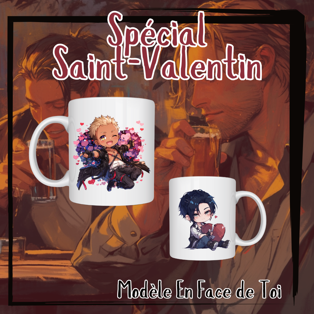 Saint-Valentin Collection: Les Mugs Chibi
